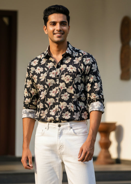 Cotton Printed Full Sleeve Shirt SL234
