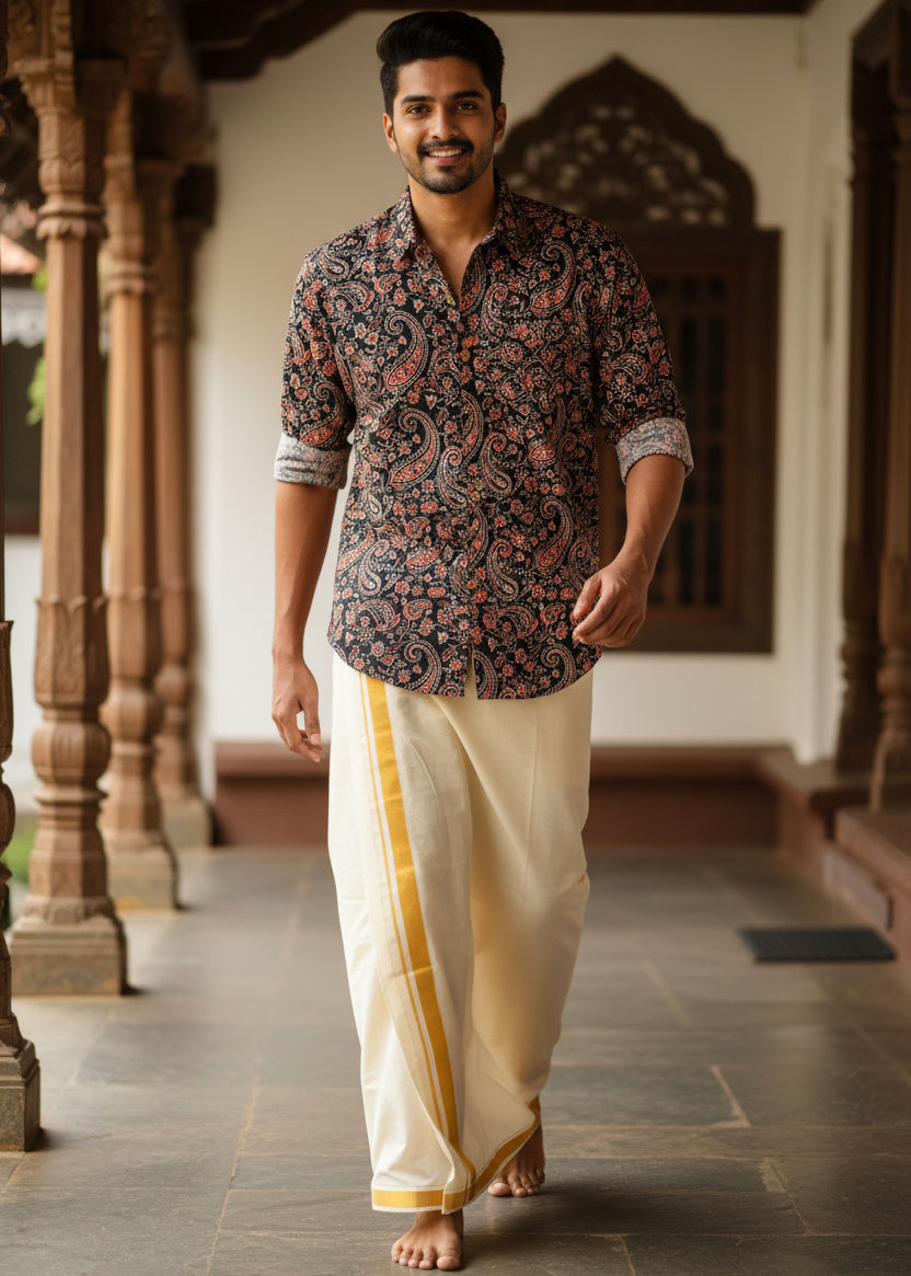 Cotton Printed Full Sleeve Shirt SL234