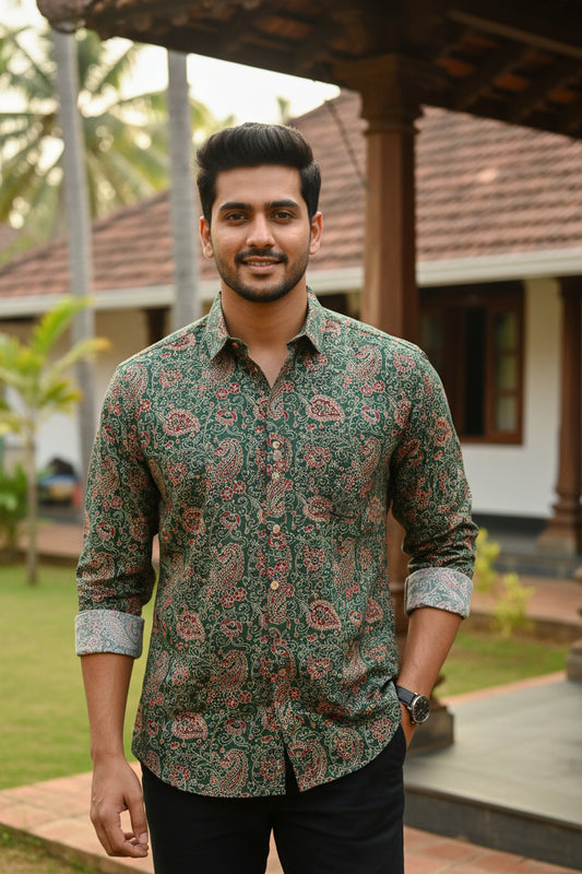 Cotton Printed Full Sleeve Shirt SL234