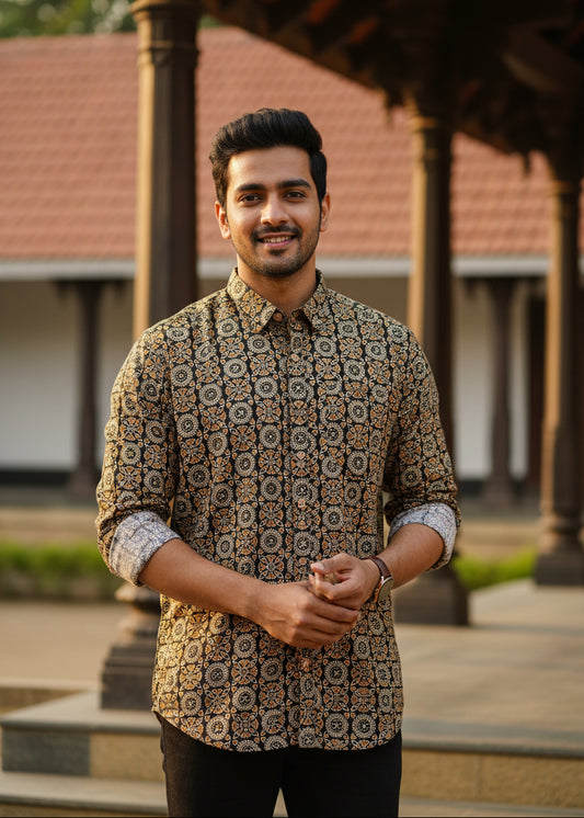 Cotton Printed Full Sleeve Shirt SL234