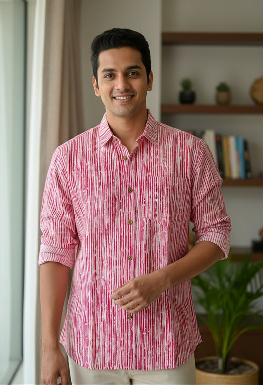 Cotton Printed Full Sleeve Shirt SL234