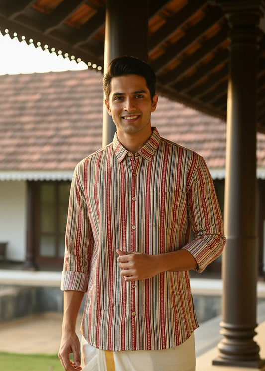 Cotton Printed Full Sleeve Shirt SL234