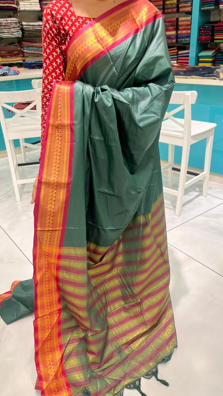 Southloom Semi Silk Narayanpet Saree SL265