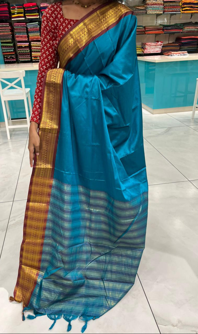 Southloom Semi Silk Narayanpet Saree SL265