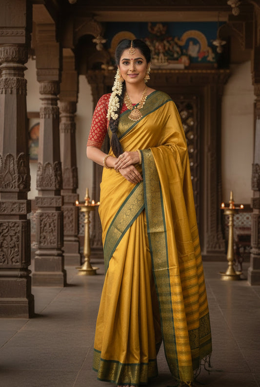 Southloom Semi Silk Narayanpet Saree SL265