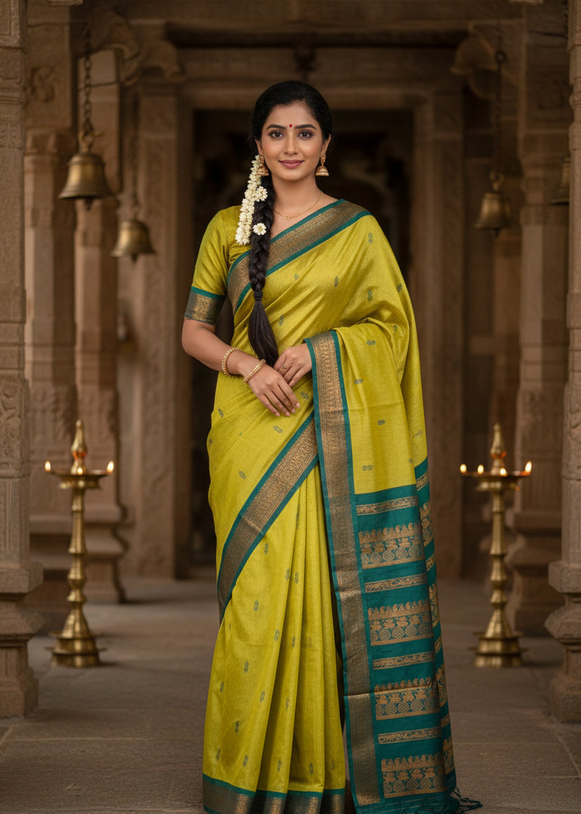 Southloom Cotton  Silk Saree SL274