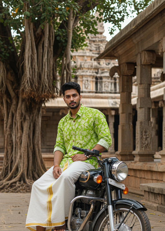 Cotton Printed Full Sleeve Shirt SL234