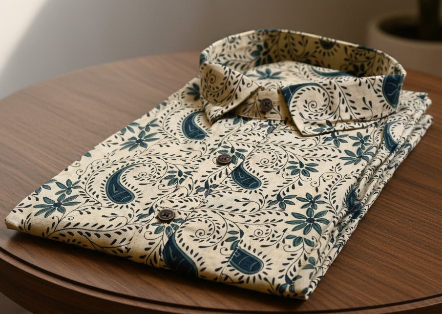 Cotton Printed Half Sleeve Shirt SL234
