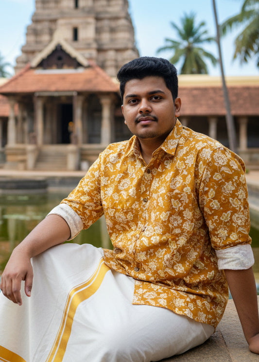 Cotton Printed Full Sleeve Shirt SL234