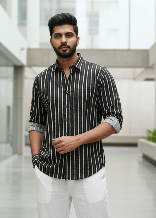 Cotton Printed Full Sleeve Shirt SL234
