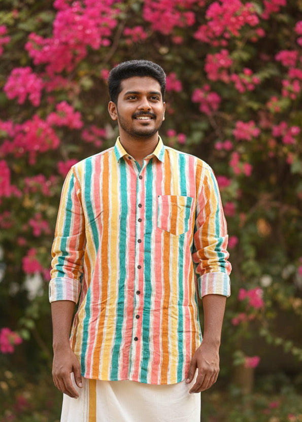 Cotton Printed Full Sleeve Shirt SL234