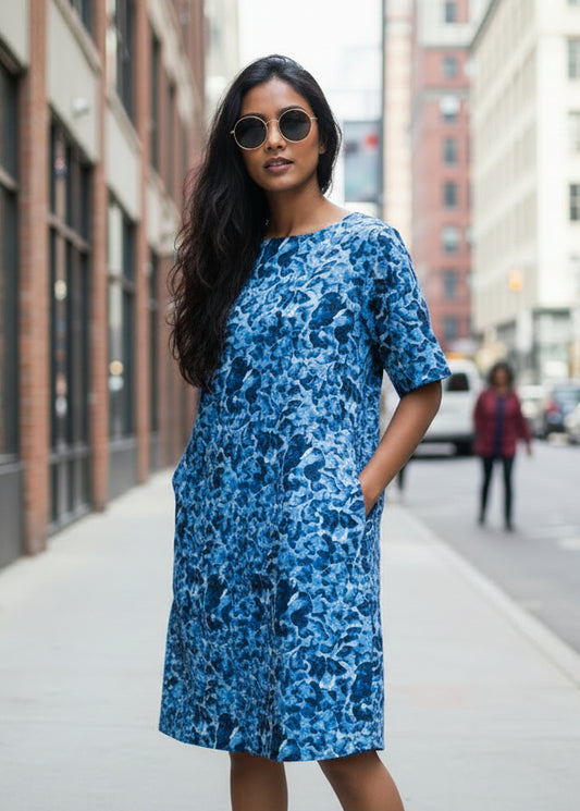 Printed Cotton Dress SL293