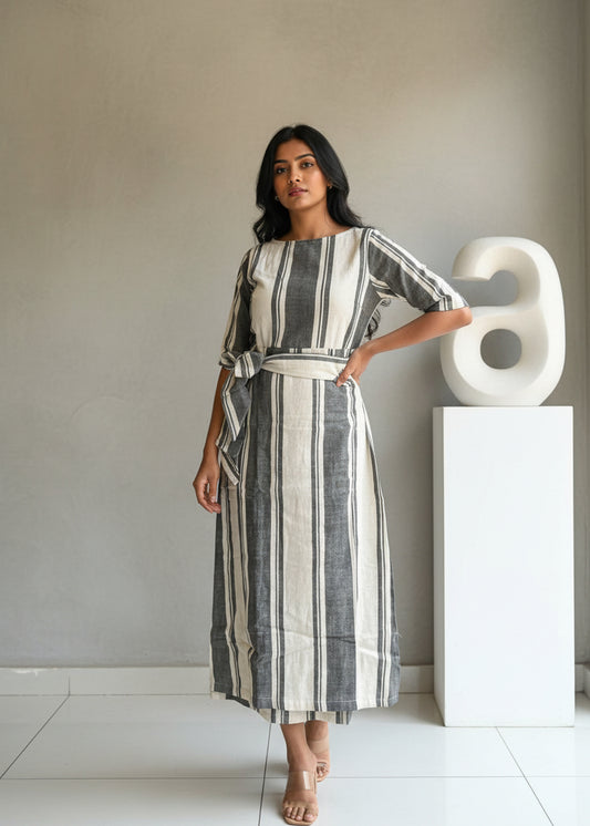Linen Cotton Woman Dress SL293