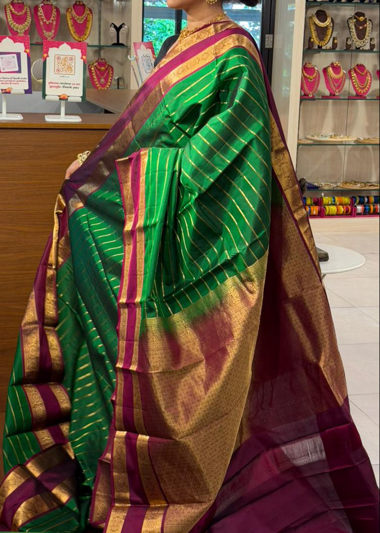 Pure Handloom Kanchipuram Silk Sarees SL298