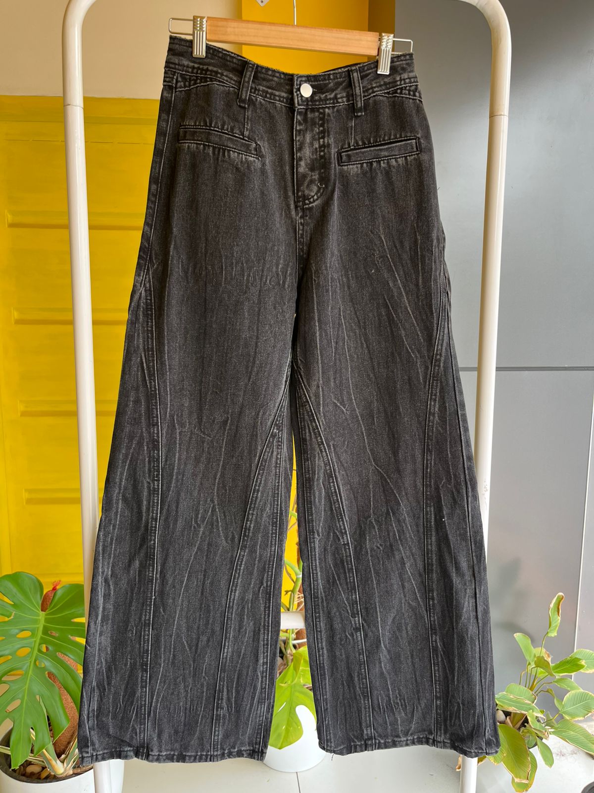 Wide Leg Denim Jeans For Women SL294