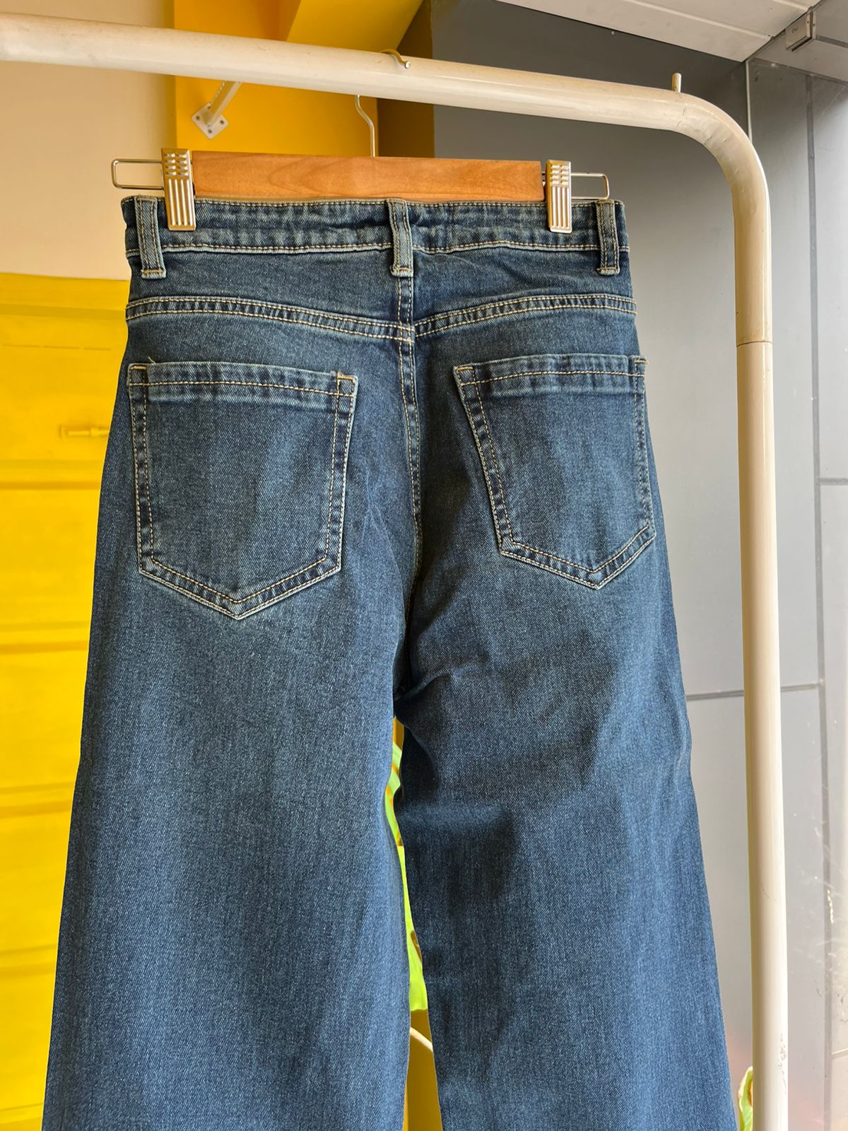 Ripped Wide-Leg Denim Jeans For Women SL294