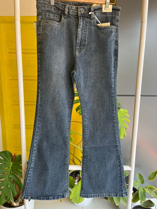 Bell Bottom Denim Jeans For Women SL294