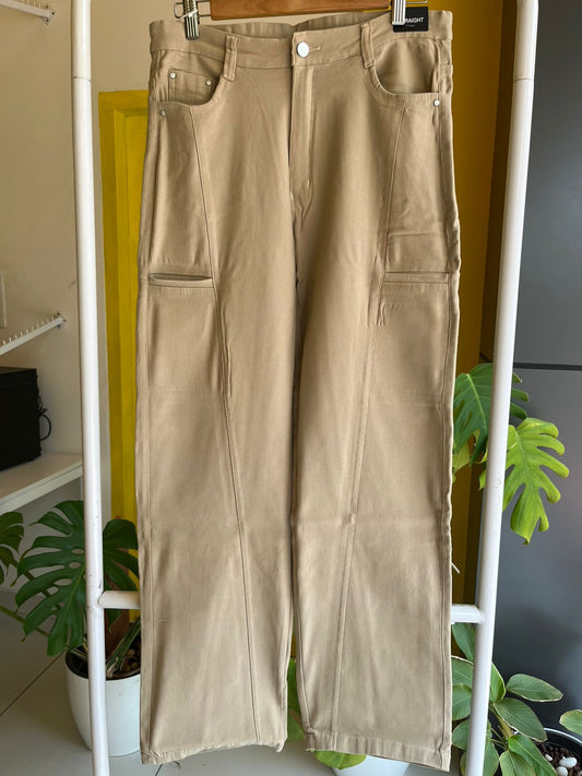 Straight Fit Trousers For Women SL294