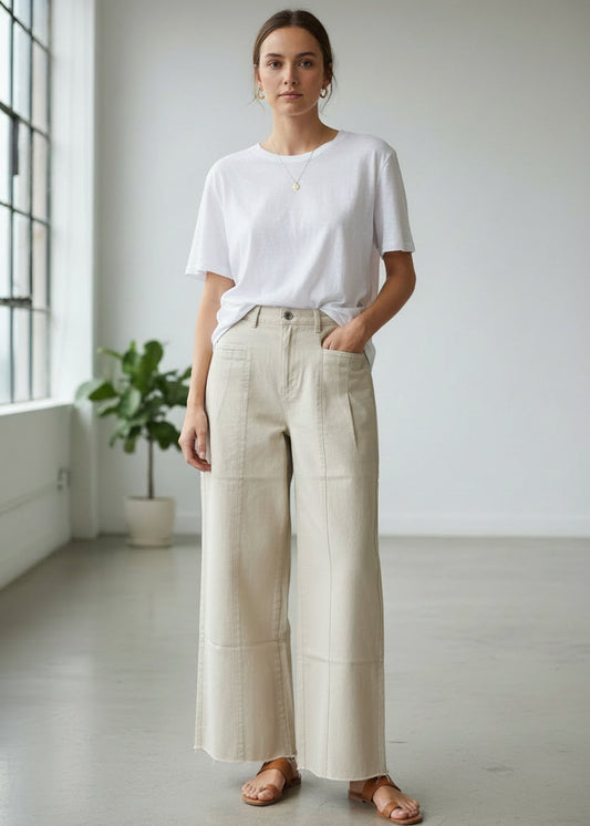 Straight Fit Trousers For Women SL294