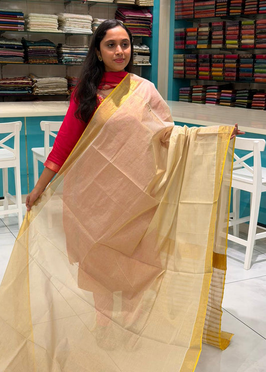 Kerala Tissue Handloom Replica Saree SL300