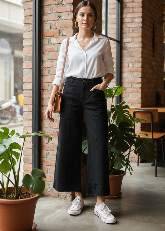 Wide Leg Jeans For Women SL294