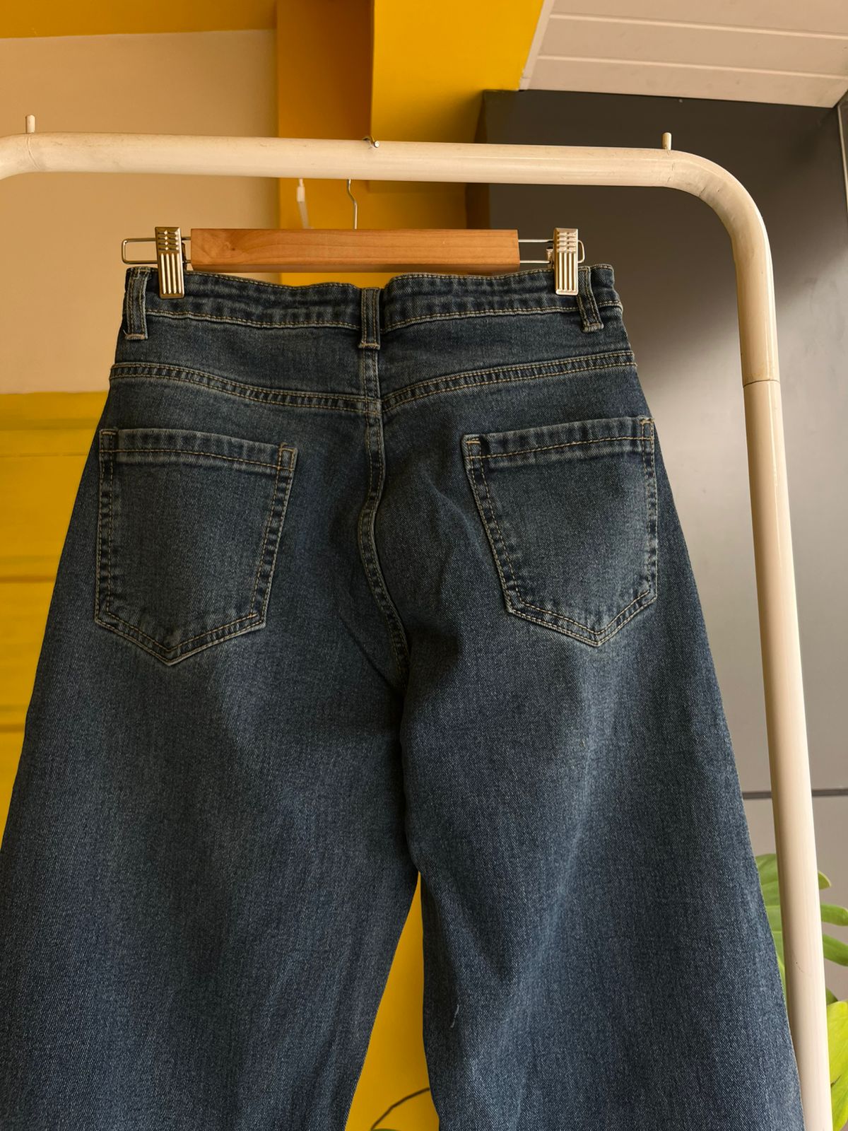 Ripped Wide-Leg Denim Jeans for Women