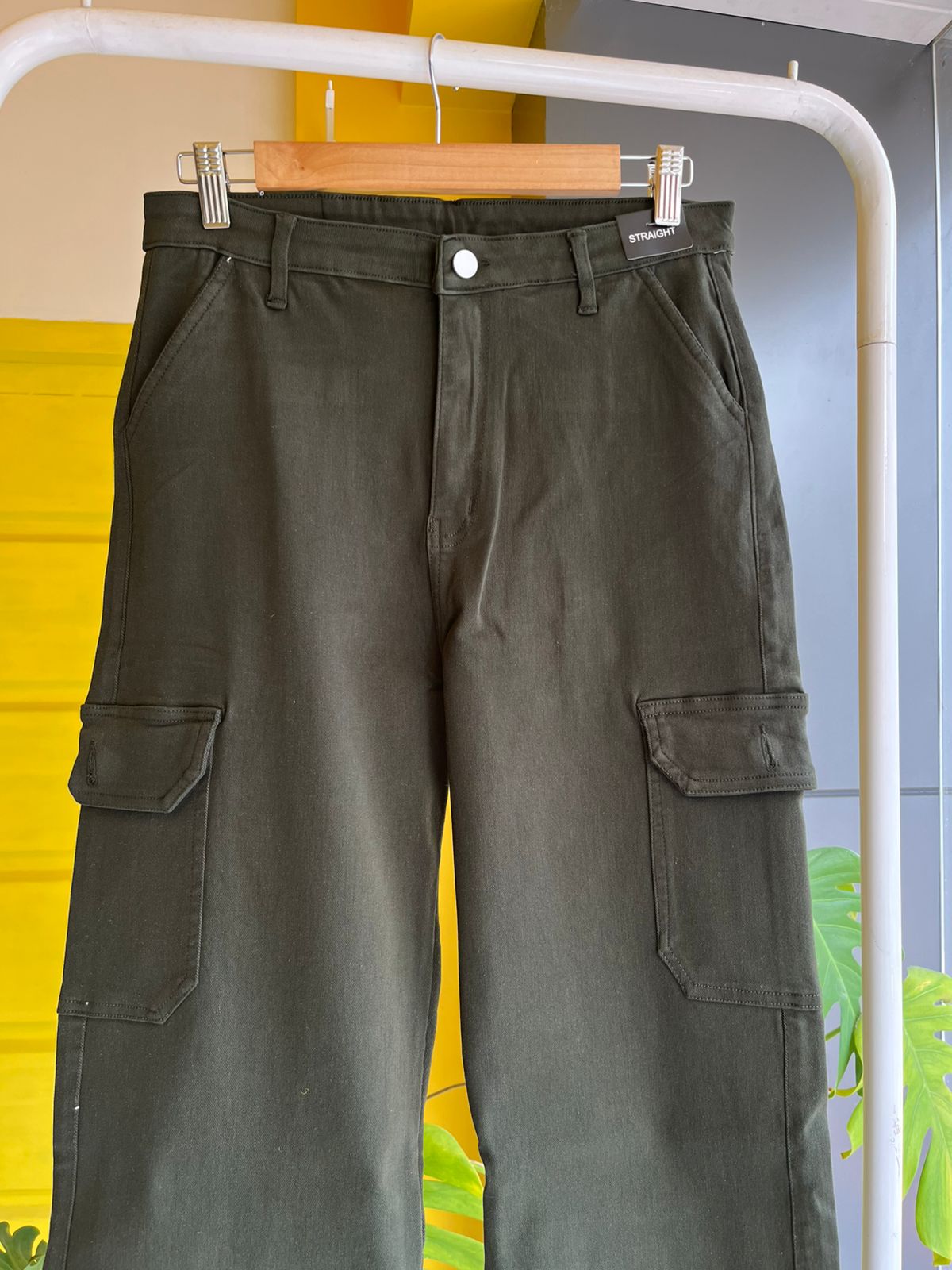 Cargo Straight Fit Jeans For Women SL294