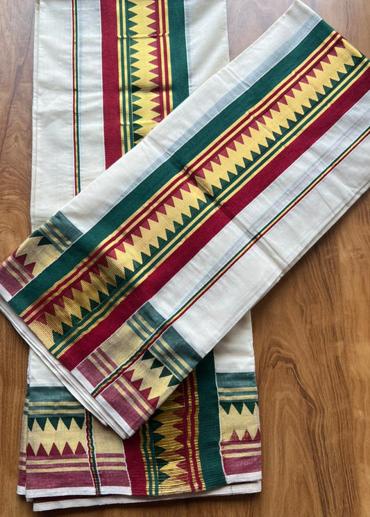 Kerala Cotton Single Set Mundu SL309