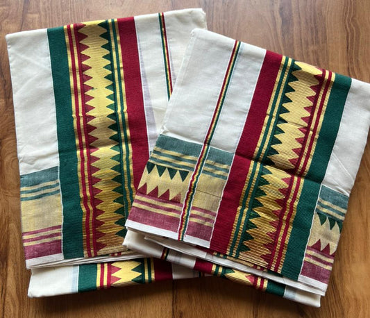 Kerala Cotton Single Set Mundu SL309