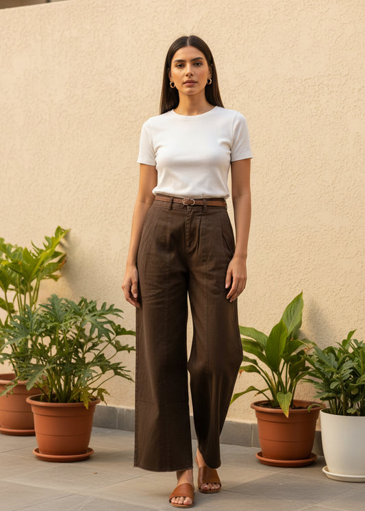Wide Leg Denim For Women SL294