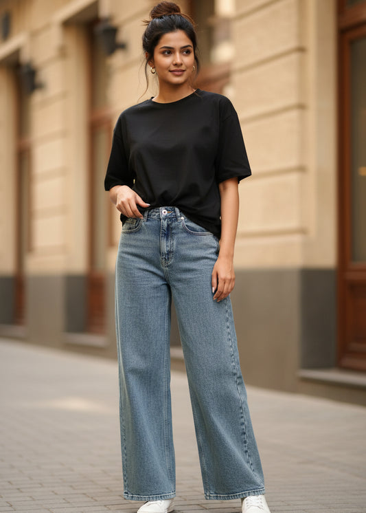 Wide Leg  Jeans For Women SL294