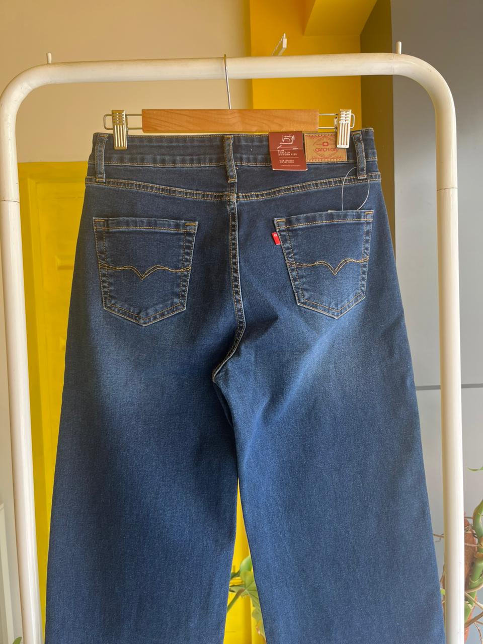 Wide Leg Denim Jeans for Women SL294