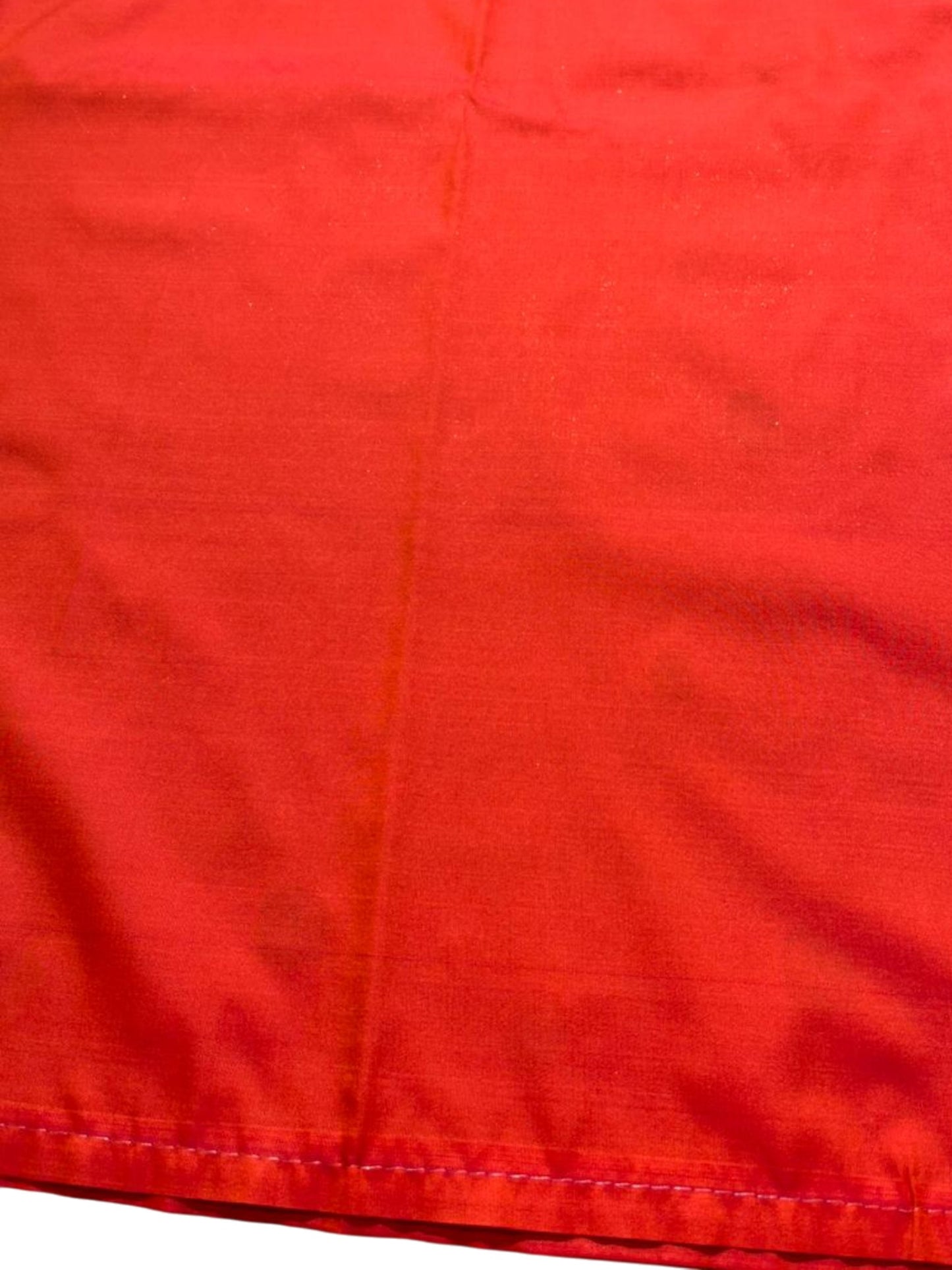 Southloom Pure Banarasi Silk Saree with Woven Work on Body and Borders (Orange)