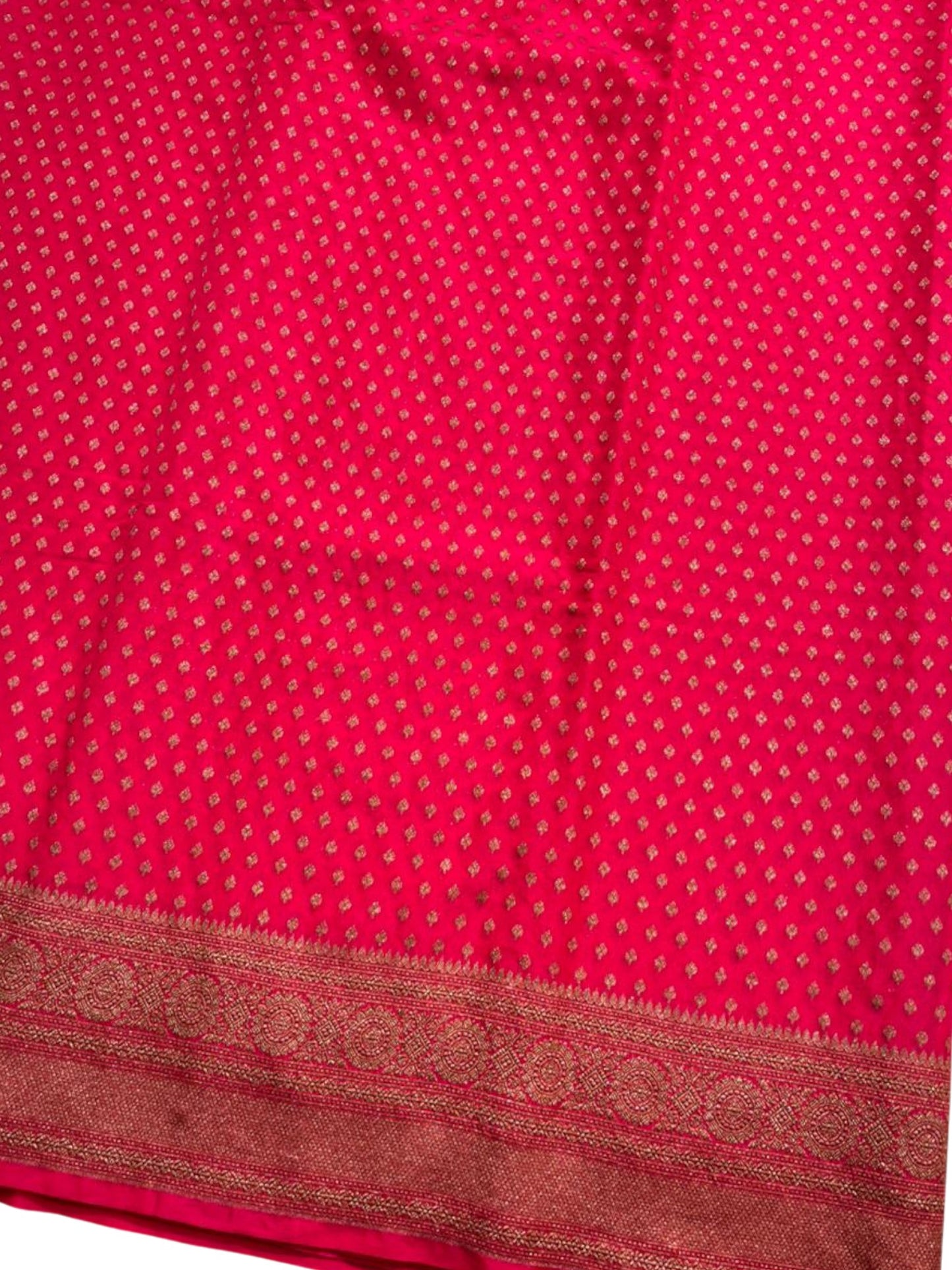 Southloom Munga Silk Saree with Woven Work on Body and Borders (Pink)