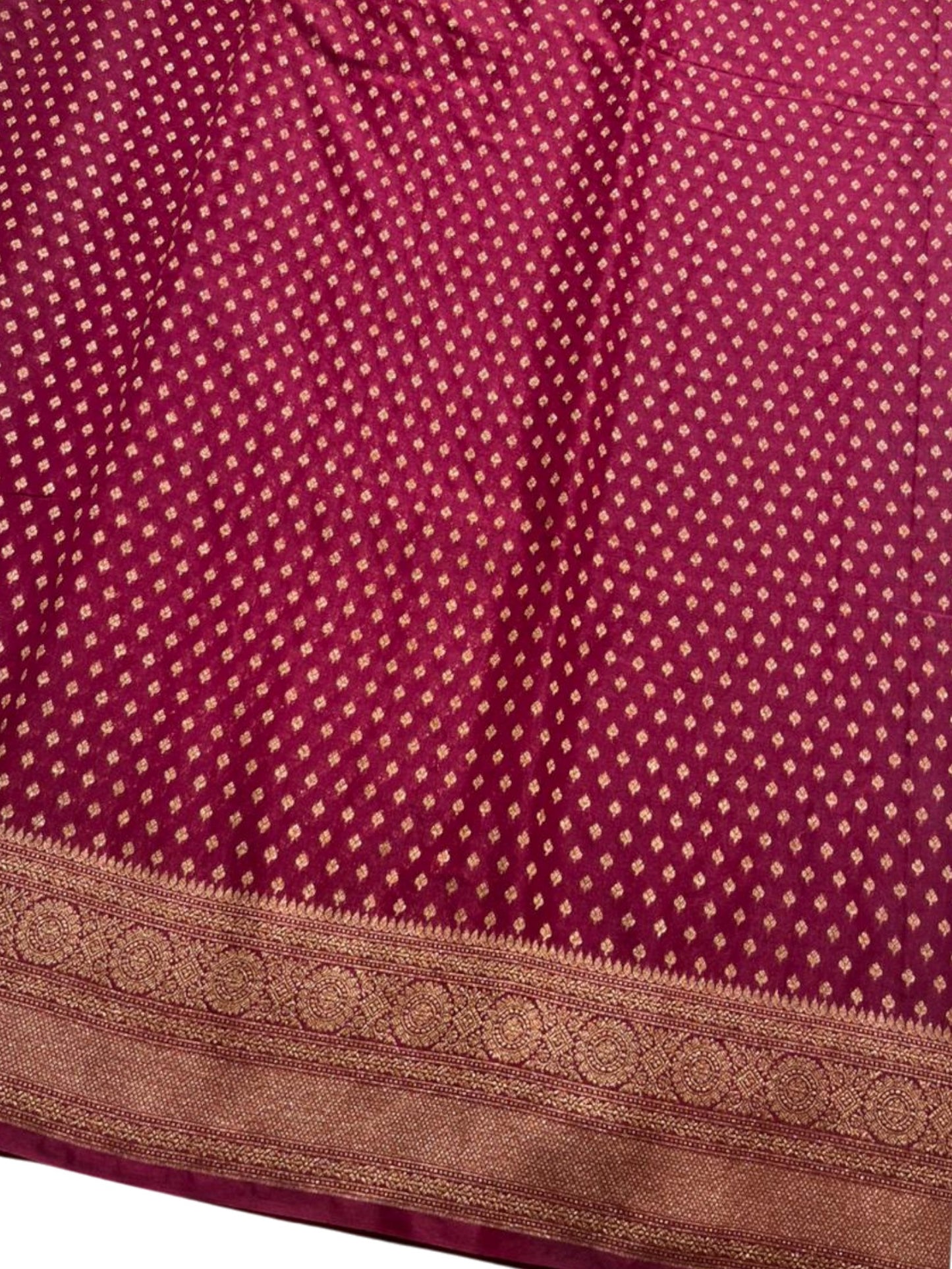Southloom Munga Silk Saree with Woven Work on Body and Borders (Purple)