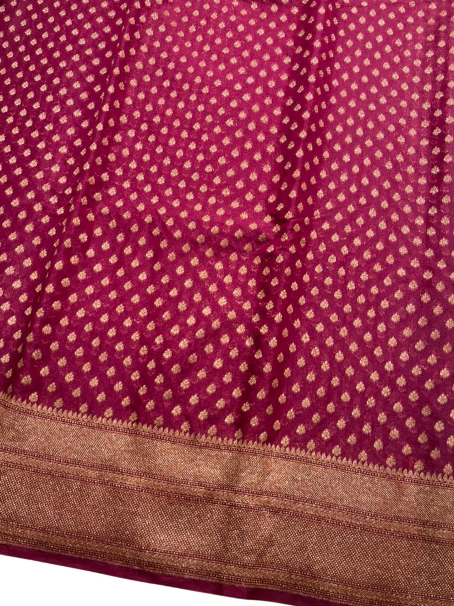 Southloom Munga Silk Saree with Woven Work on Body and Borders (Purple)