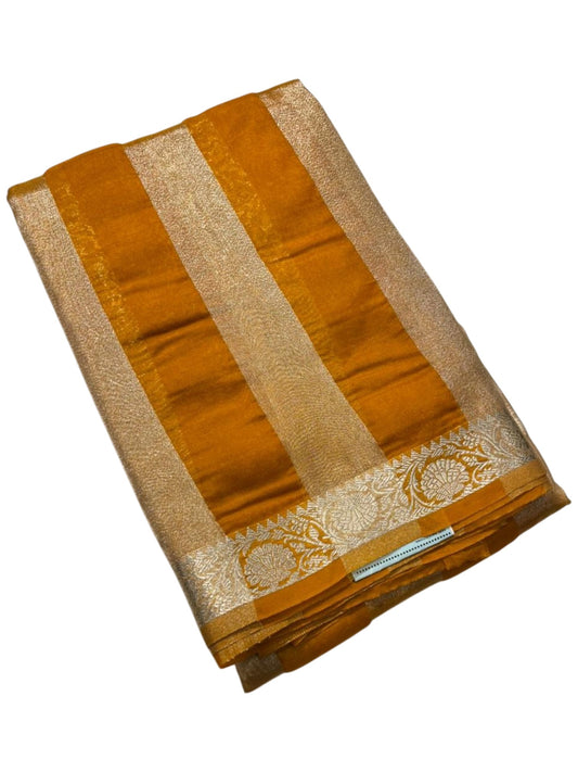 Southloom Tissue Organza Saree With Stripes Design in Double colour SL354