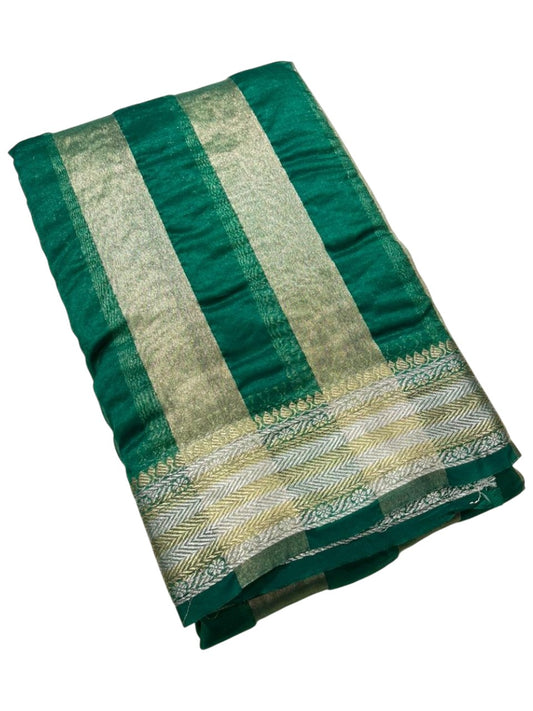 Southloom Tissue Organza Saree With Stripes Design in Double colour SL354