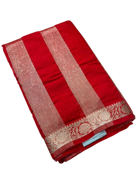 Southloom Tissue Organza Saree With Stripes Design in Double colour SL354
