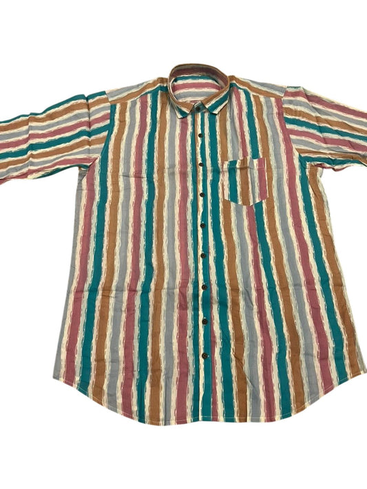 Southloom Jaipur Pure Cotton Block Printed Shirt for Men in Full Sleeve
