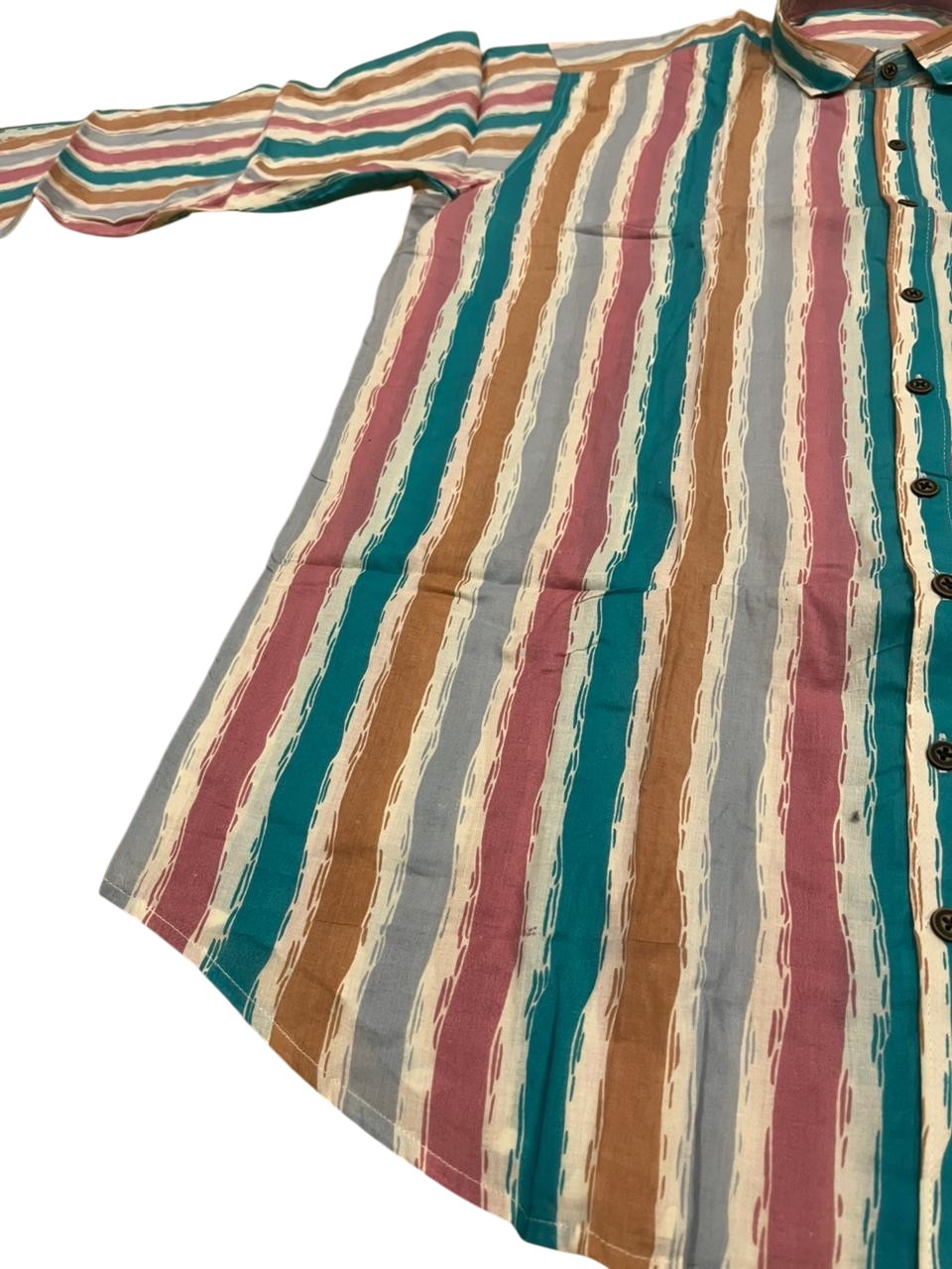Southloom Jaipur Pure Cotton Block Printed Shirt for Men in Full Sleeve