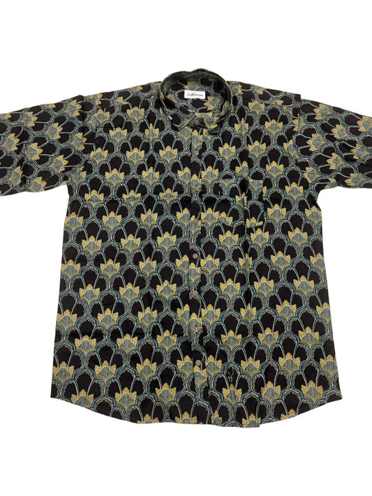 Southloom Jaipur Pure Cotton Block Printed Shirt for Men in Full Sleeve