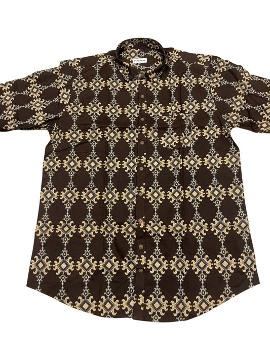 Southloom Jaipur Pure Cotton Block Printed Shirt for Men in Full Sleeve