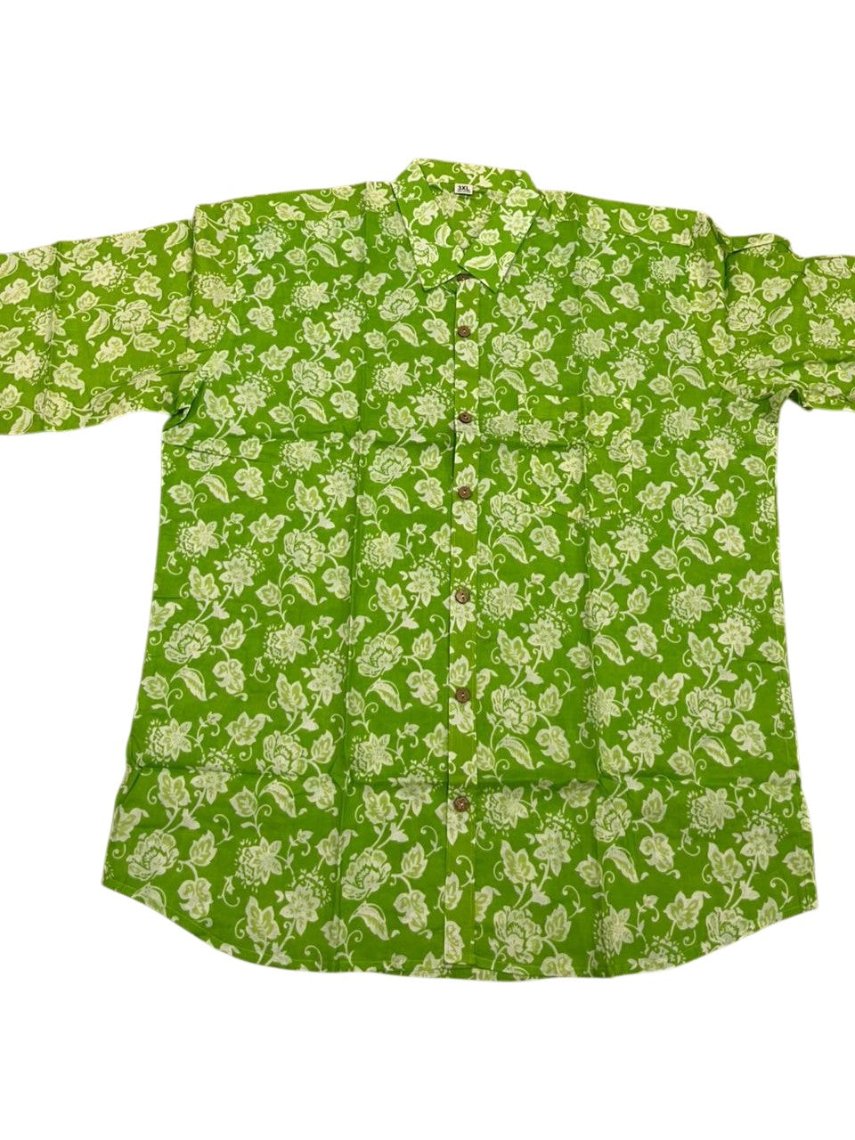 Southloom Jaipur Pure Cotton Block Printed Shirt for Men in Full Sleeve