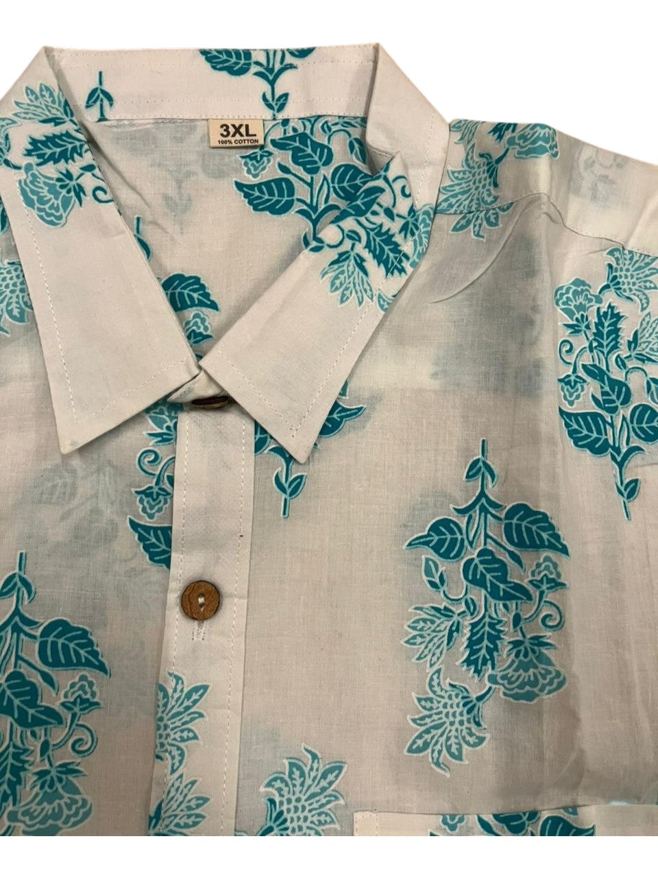 Southloom Jaipur Pure Cotton Block Printed Shirt for Men in Full Sleeve