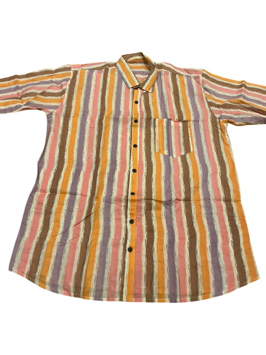 Southloom Jaipur Pure Cotton Block Printed Shirt for Men in Full Sleeve