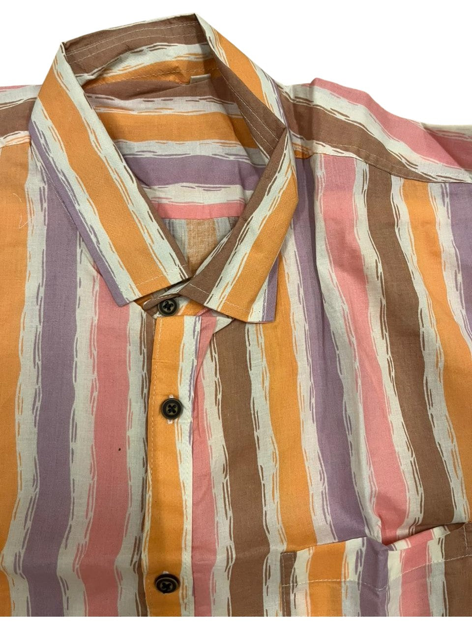 Southloom Jaipur Pure Cotton Block Printed Shirt for Men in Full Sleeve