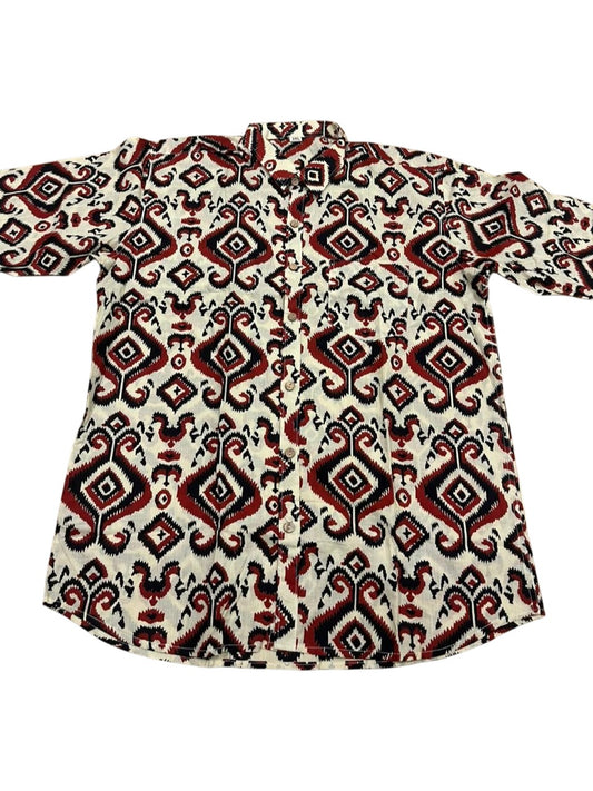 Southloom Jaipur Pure Cotton Block Printed Shirt for Men in Full Sleeve