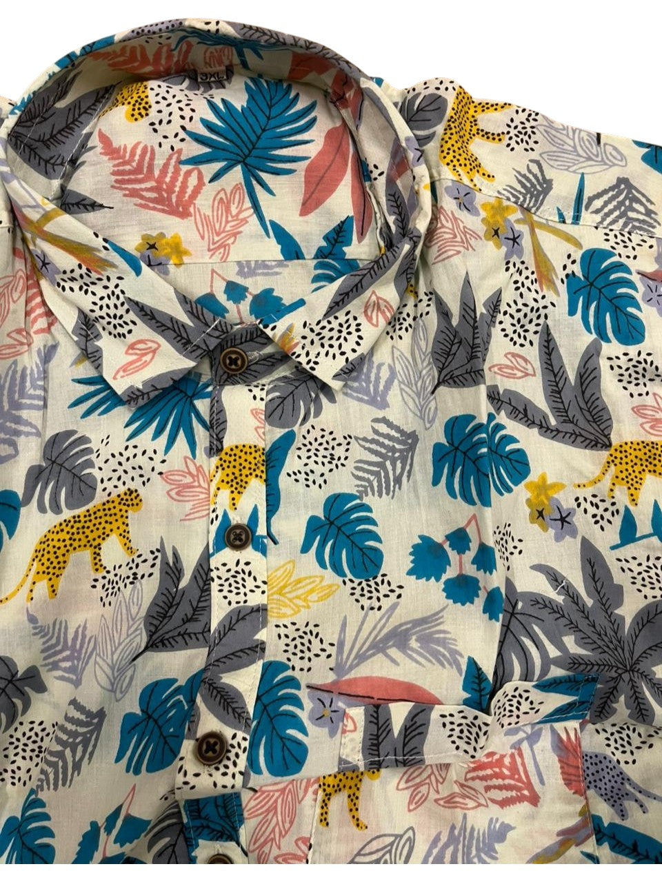 Southloom Jaipur Pure Cotton Block Printed Shirt for Men in Full Sleeve
