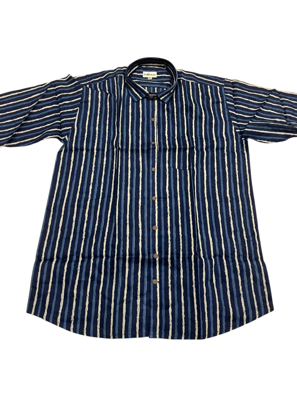 Southloom Jaipur Pure Cotton Block Printed Shirt for Men in Full Sleeve